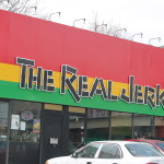 Signage at the Real Jerk Restaurant