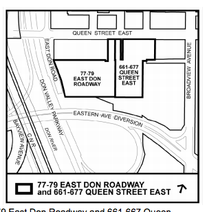 Proposed Site of Development (Source: City of Toronto)