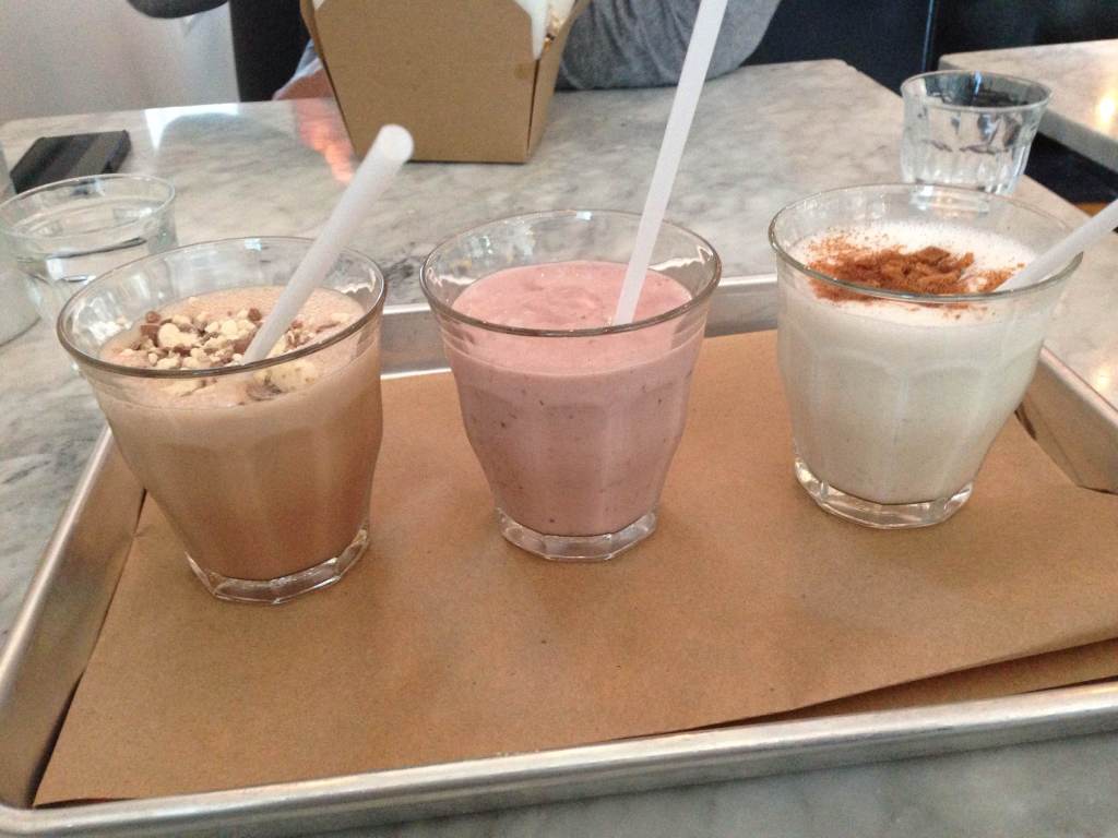 The Shake Trio - Three Delicious Milk Shakes